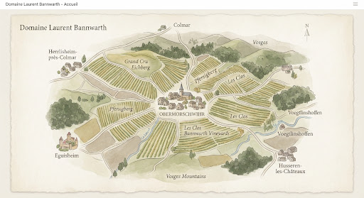 Plan d'accès Obermorschwihr — Domaine Bannwarth
